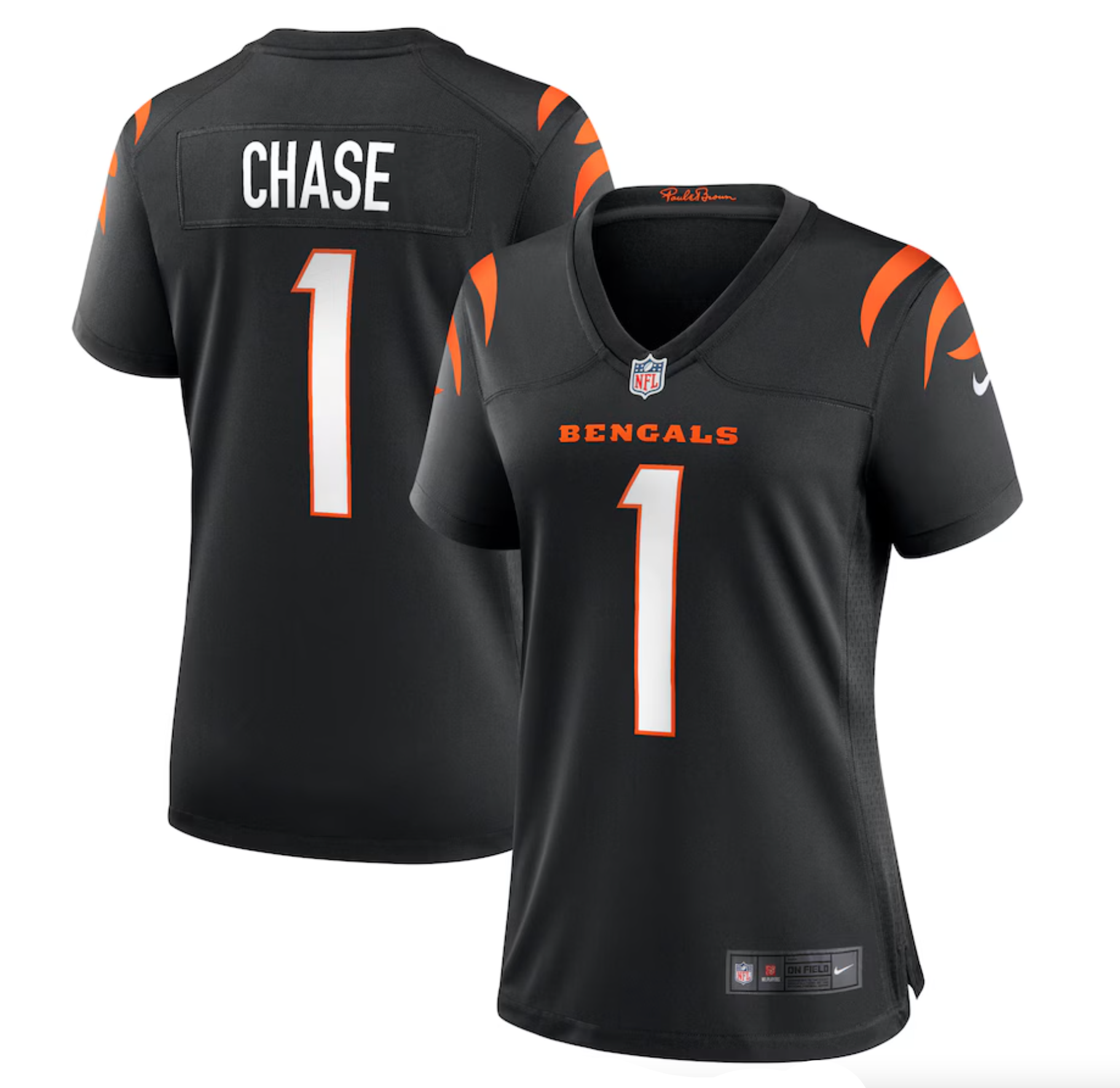 Women's Cincinnati Bengals Ja'Marr Chase Nike Black Game Jersey