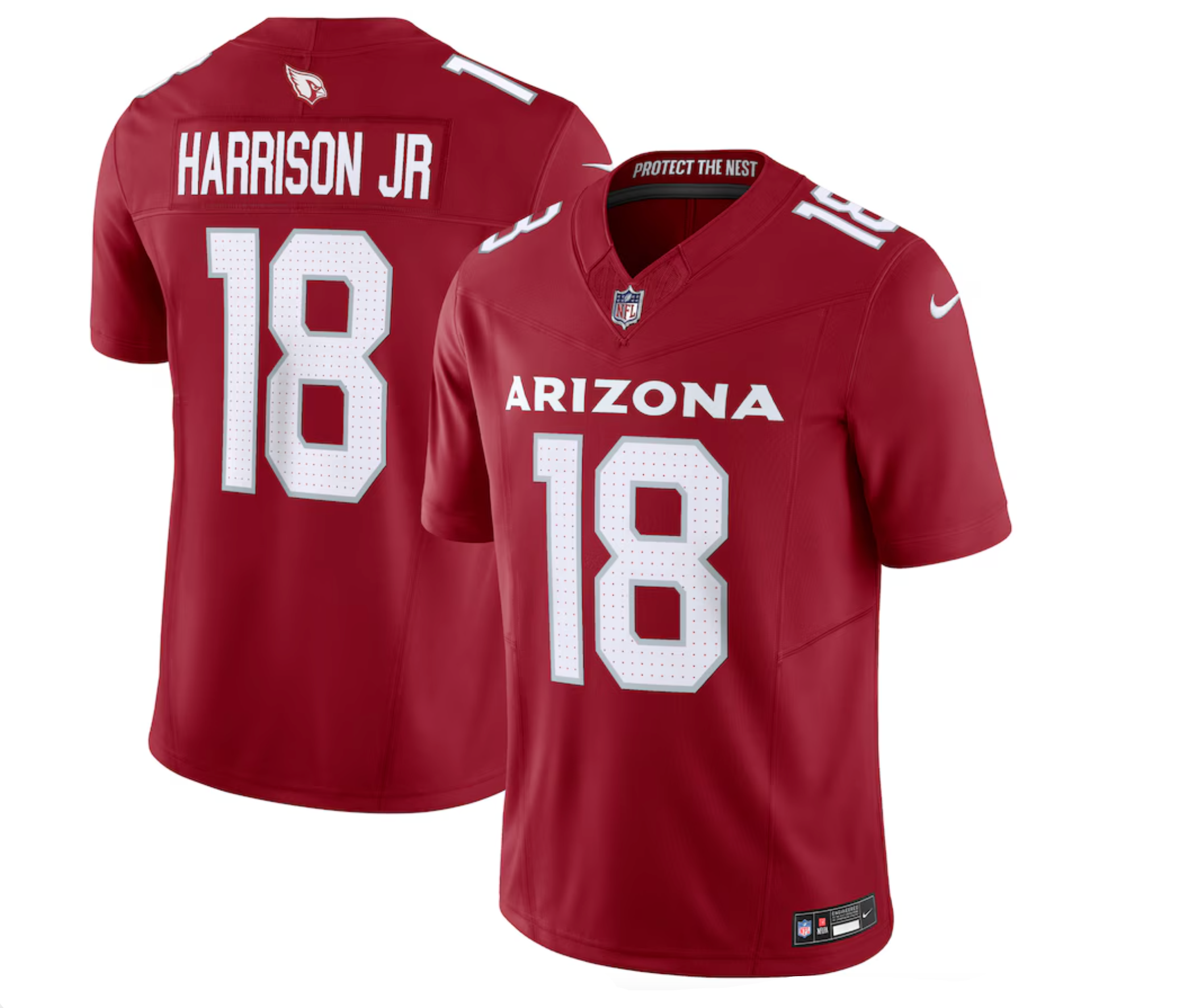 Men's Arizona Cardinals Marvin Harrison Jr. Nike Cardinal Vapor F.U.S.E. Limited Jersey