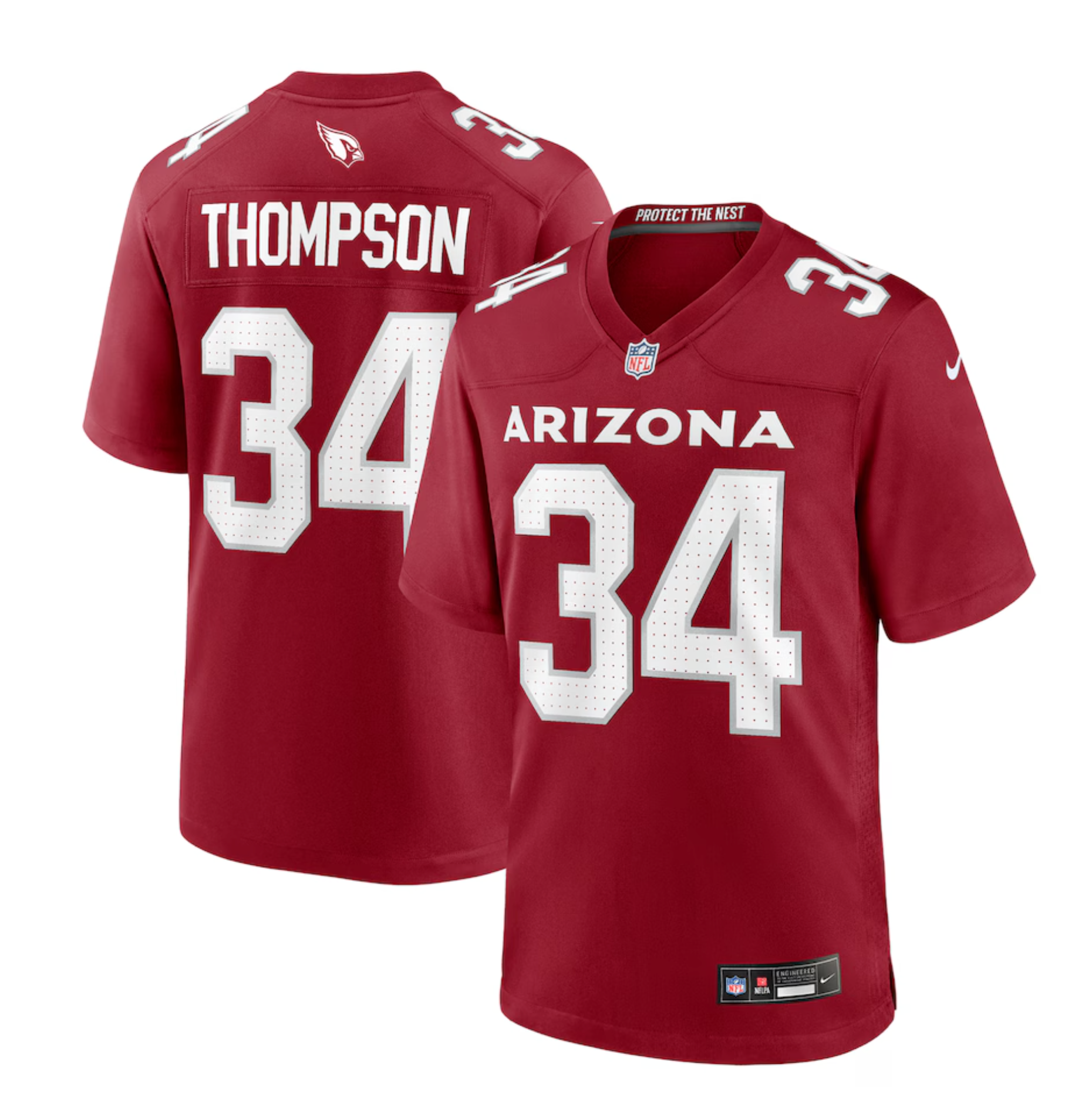 Men's Arizona Cardinals Jalen Thompson Nike Cardinal Team Game Jersey