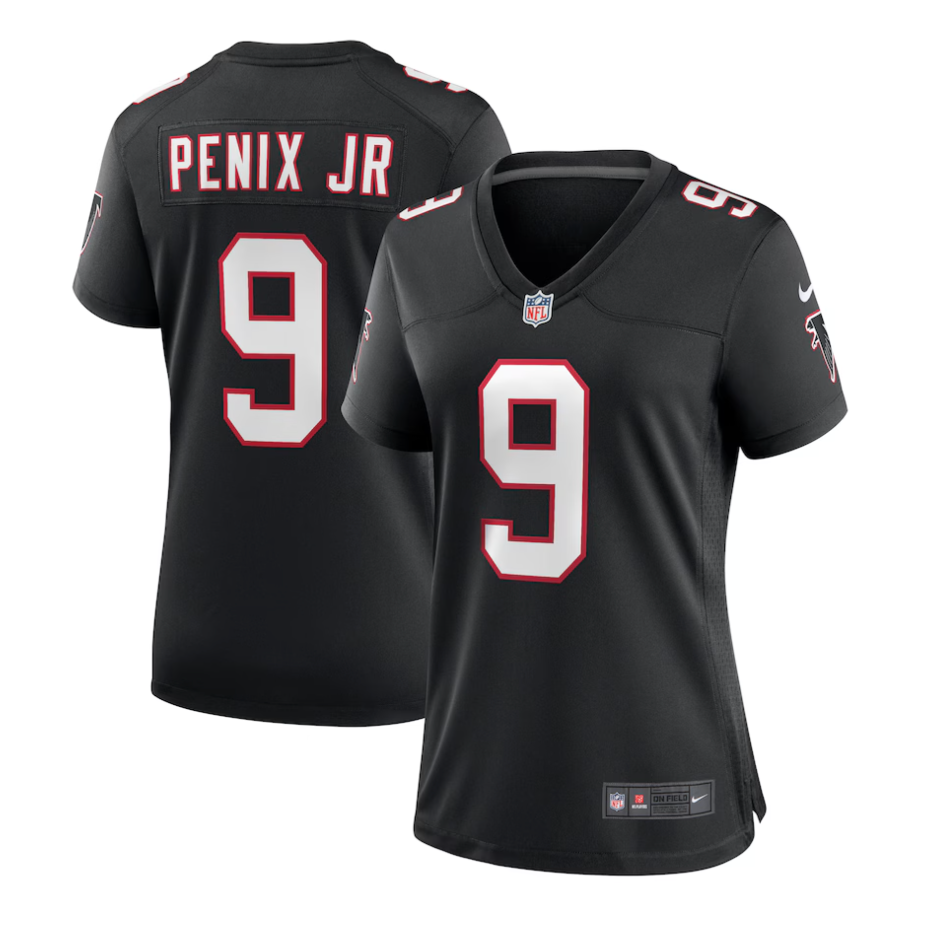 Women's Atlanta Falcons Michael Penix Jr. Nike Black Alternate Game Jersey