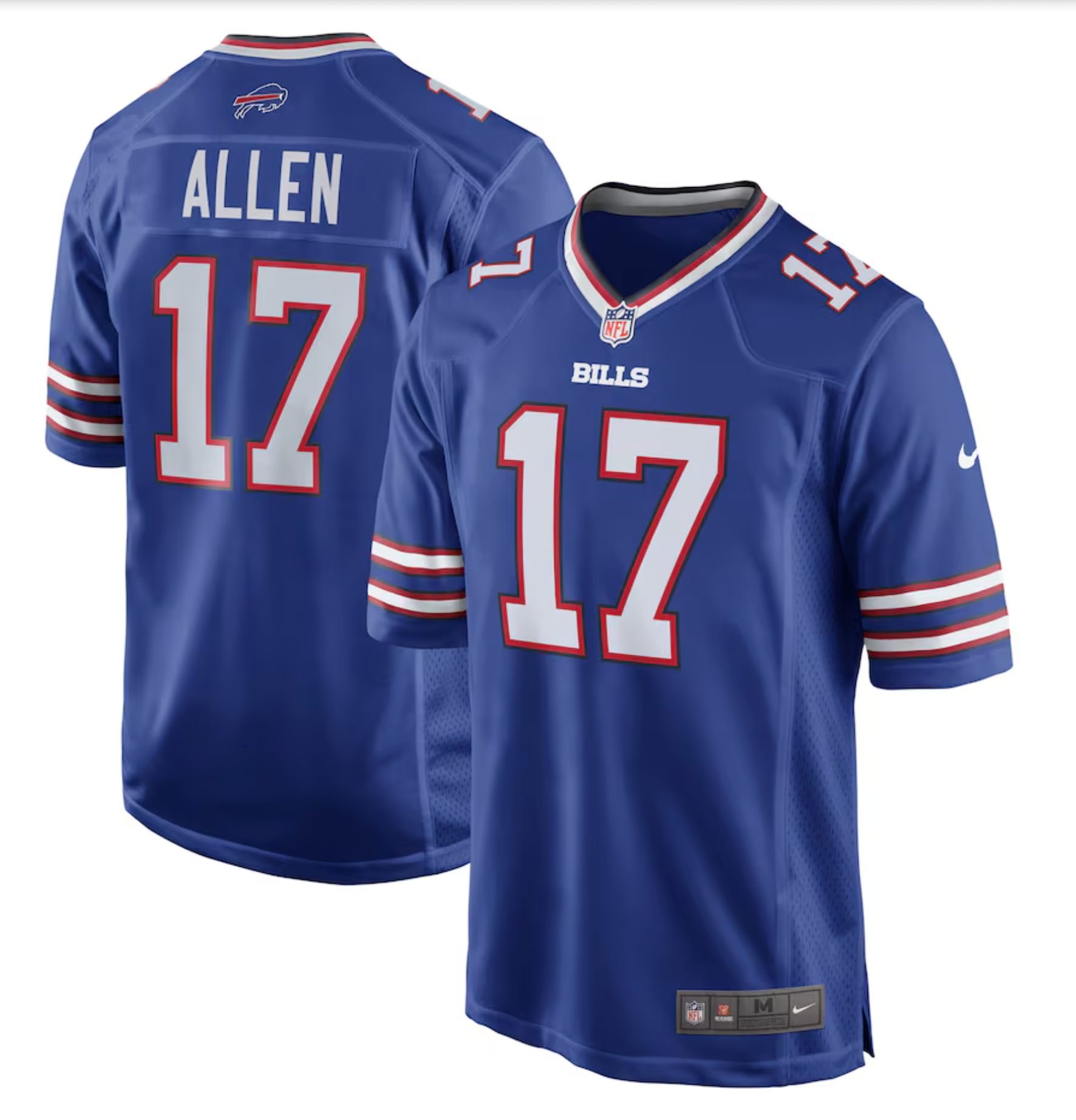 Men's Buffalo Bills Josh Allen Nike Royal Team Game Player Jersey