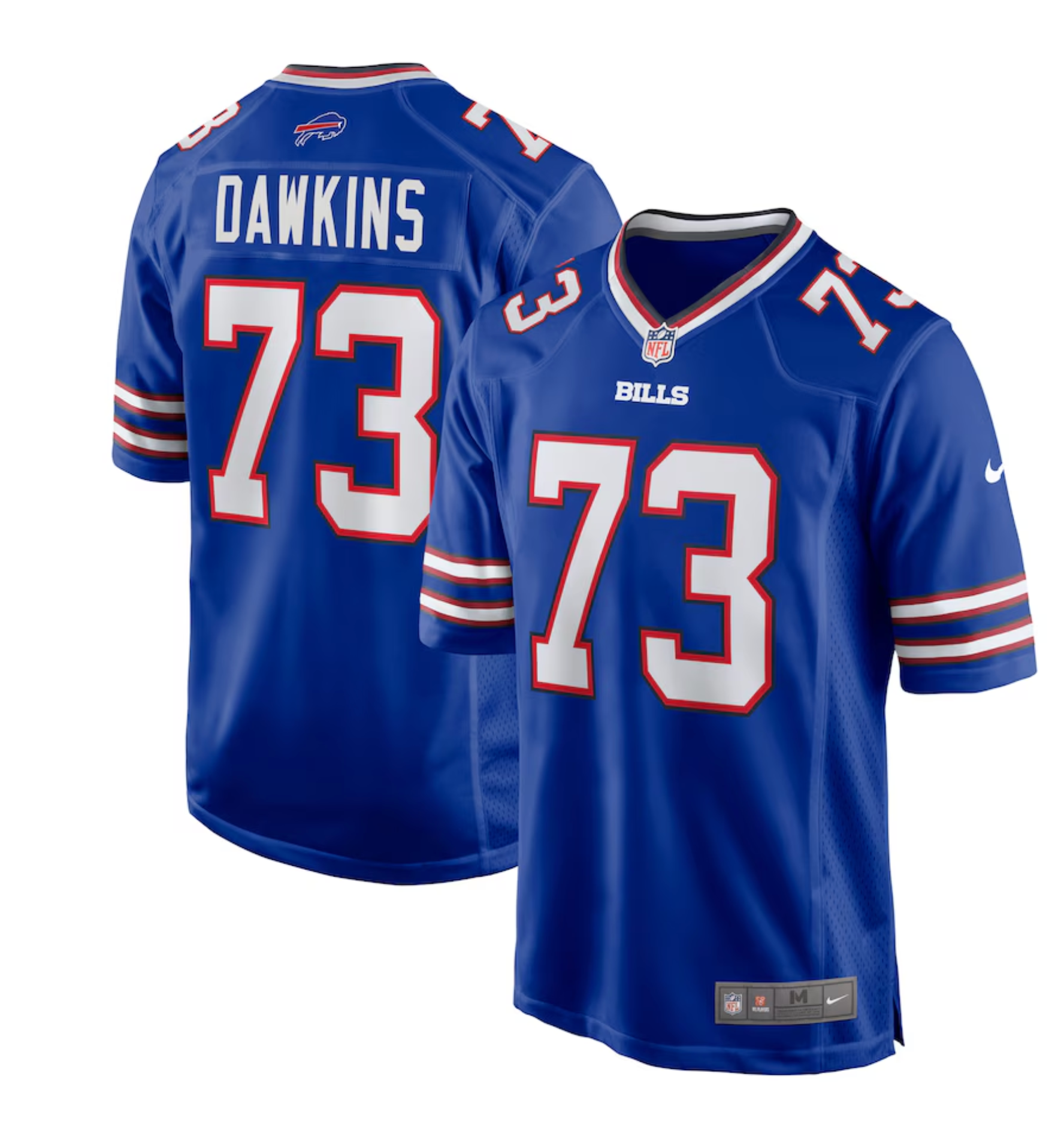 Men's Buffalo Bills Dion Dawkins Nike Royal Game Player Jersey