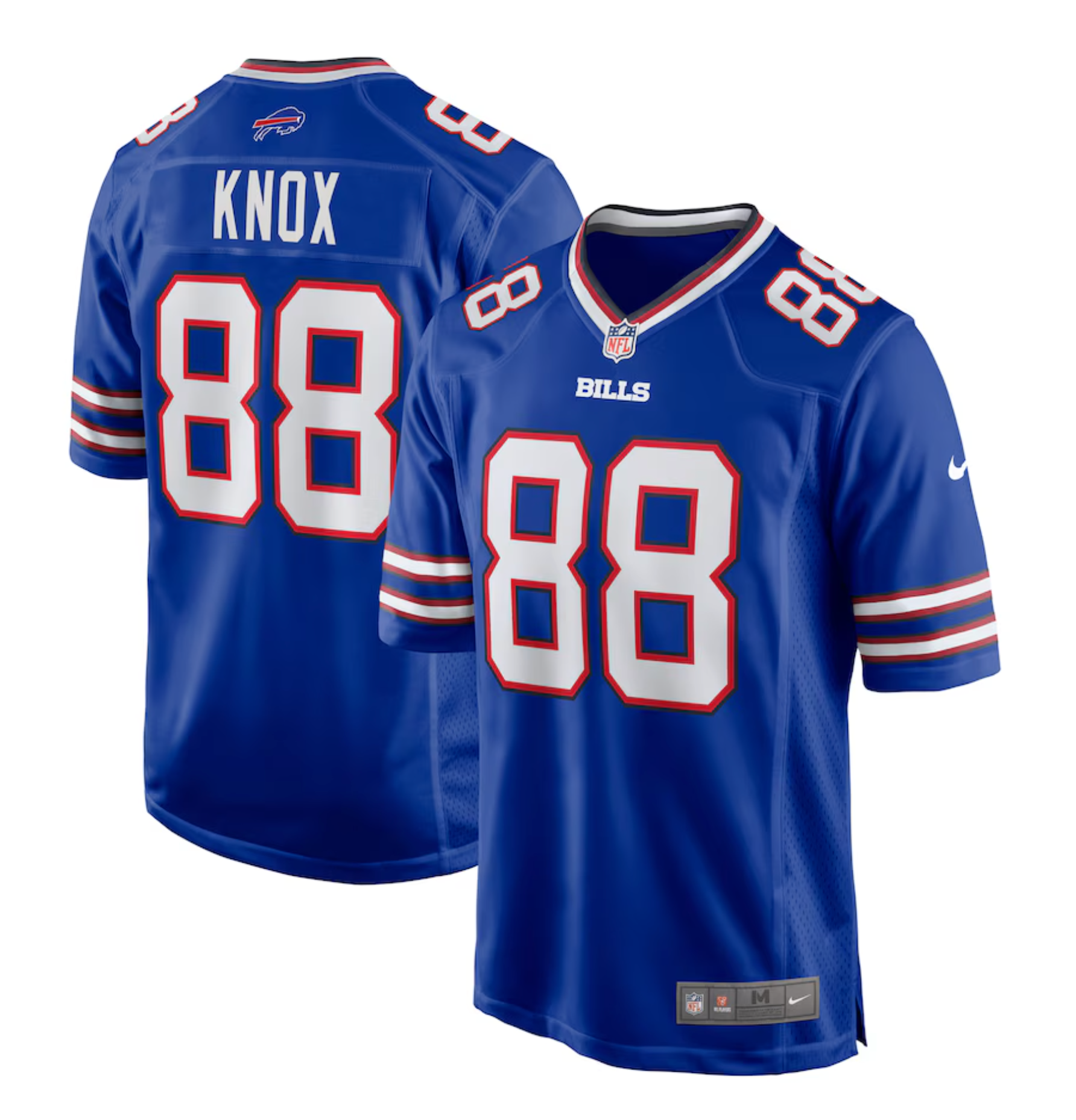Men's Buffalo Bills Dawson Knox Nike Royal Game Player Jersey