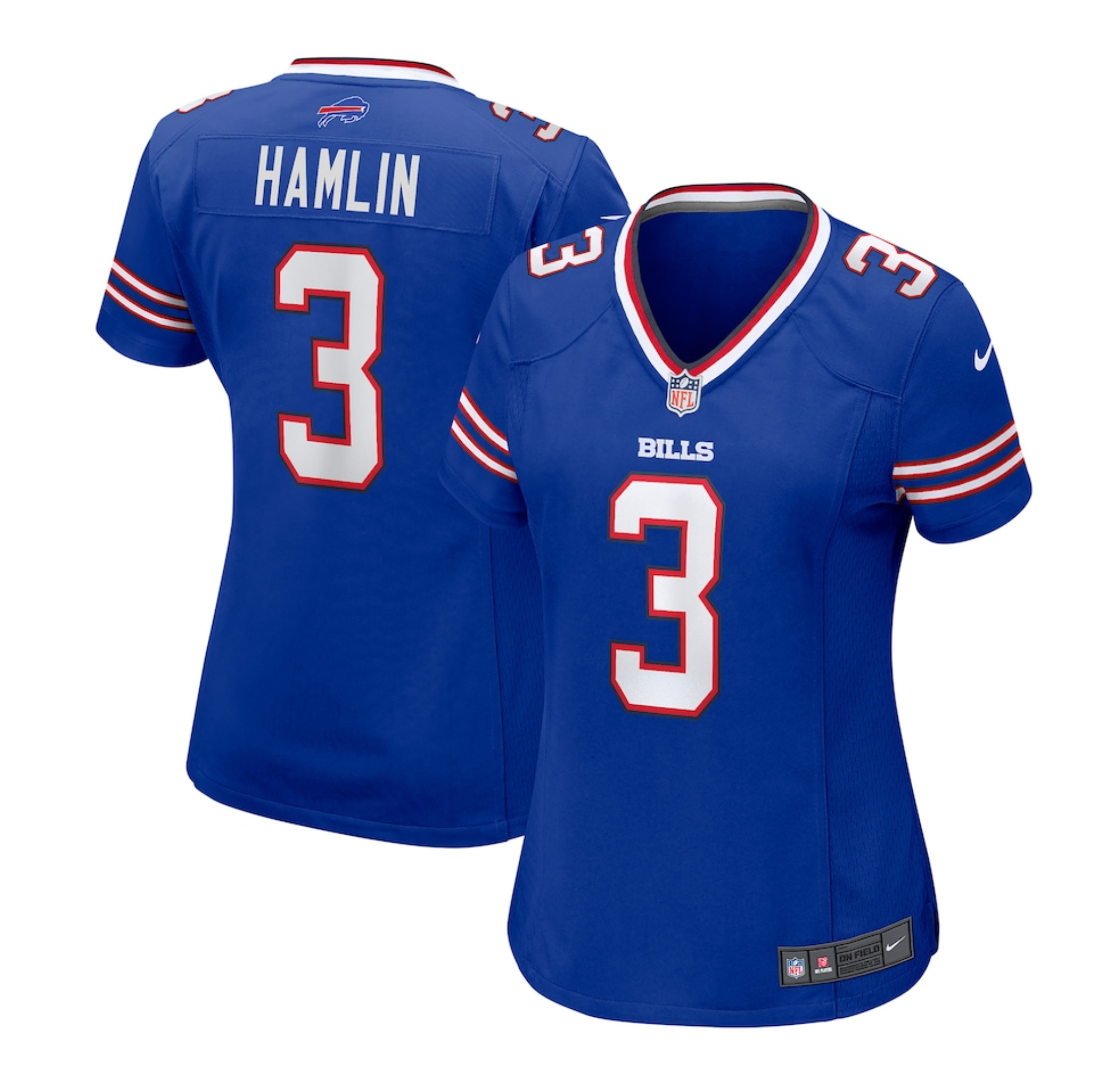 Women's Buffalo Bills Damar Hamlin Nike Royal Game Jersey