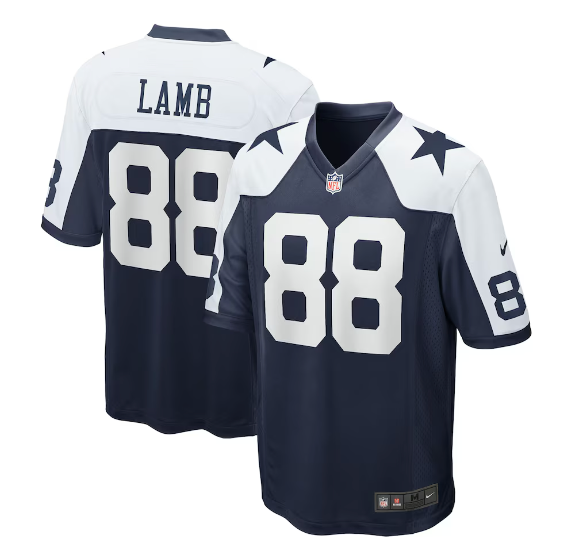 Men's Dallas Cowboys CeeDee Lamb Nike Navy Alternate Game Team Jersey