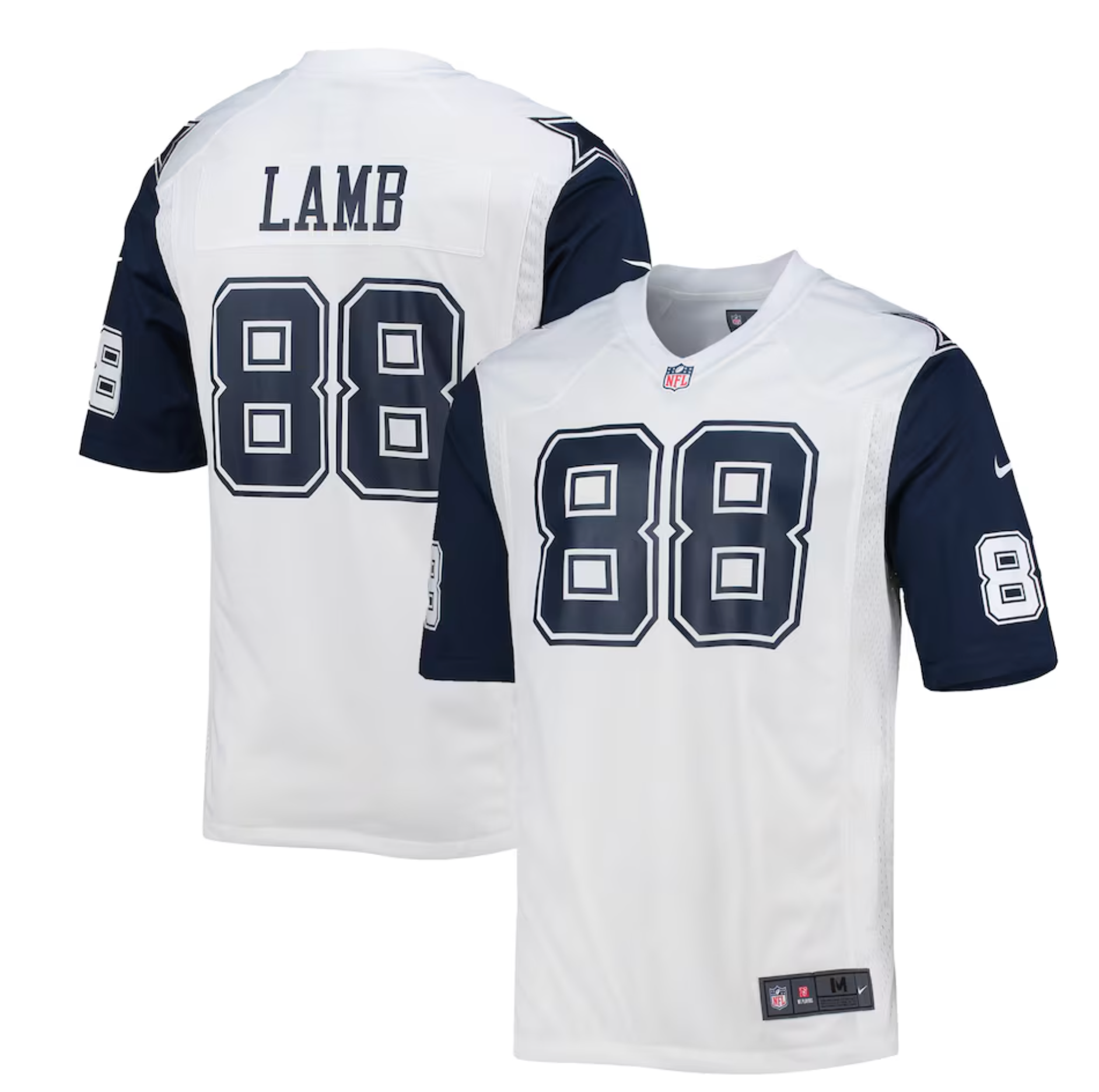 Men's Dallas Cowboys CeeDee Lamb Nike White Alternate Game Team Jersey
