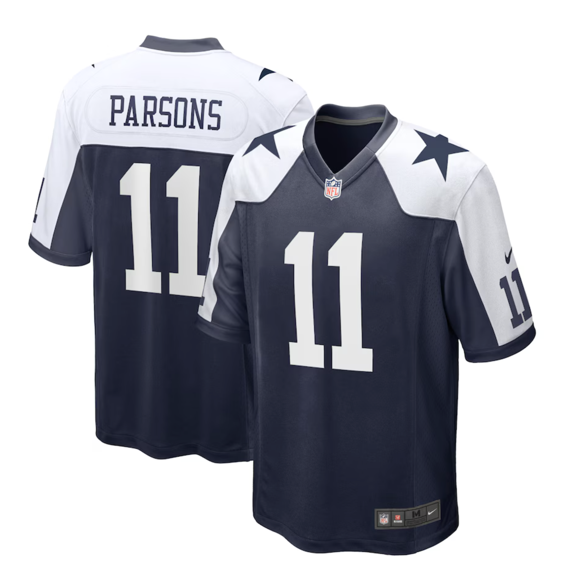 Men's Dallas Cowboys Micah Parsons Nike Navy Alternate Game Team Jersey