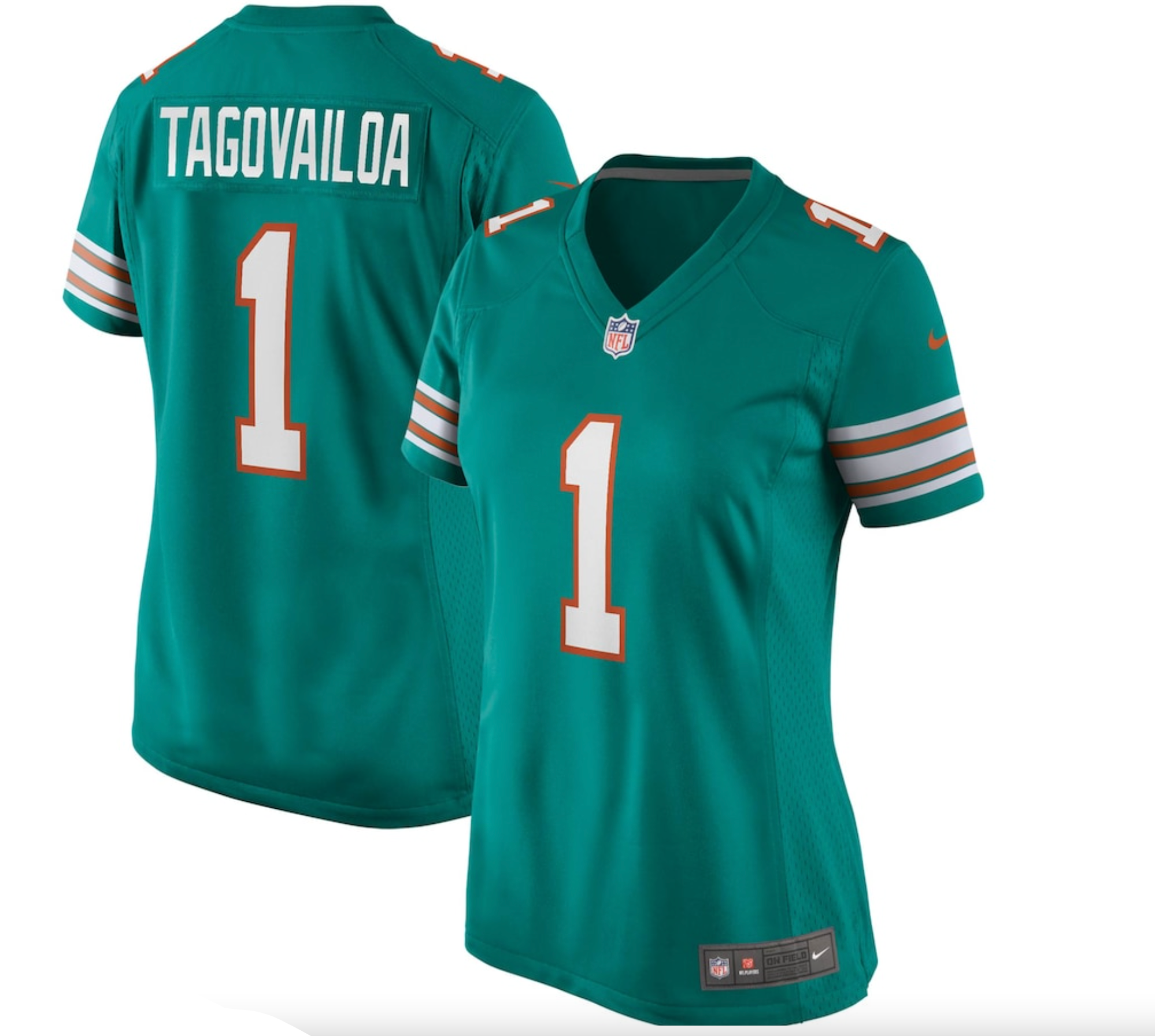 Women's Miami Dolphins Tua Tagovailoa Nike Aqua Alternate Game Jersey