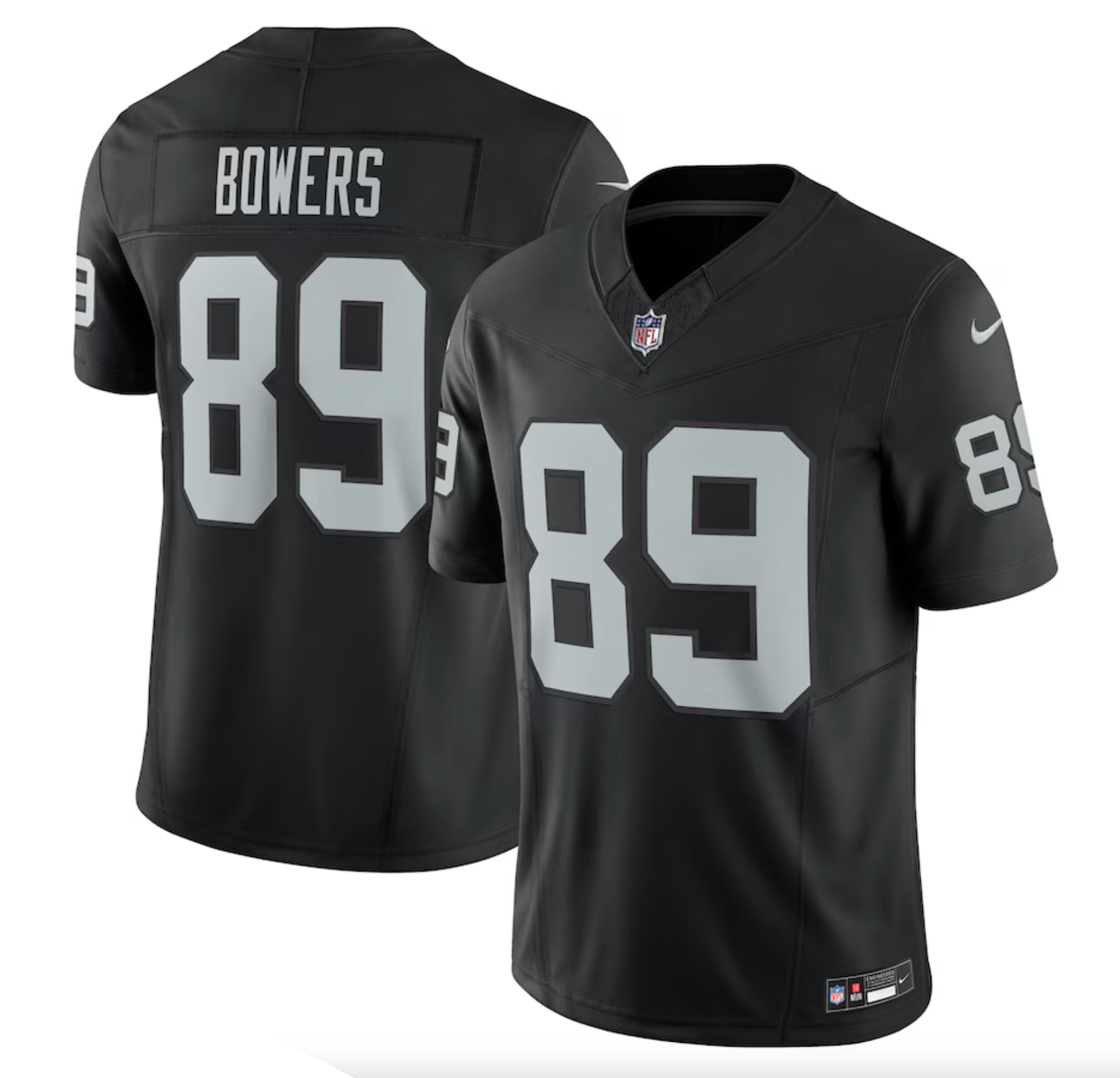 Men's Las Vegas Raiders Brock Bowers Nike Black Team Vapor F.U.S.E. Limited Jersey
