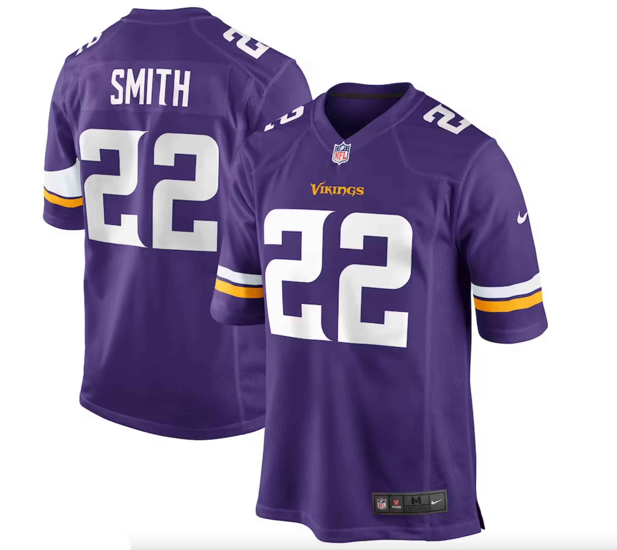 Men's Minnesota Vikings Harrison Smith Nike Purple Game Jersey